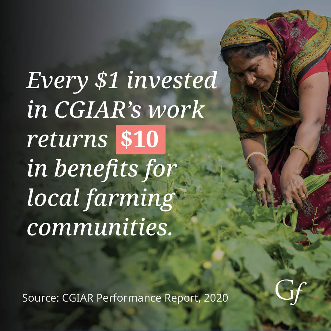 Building a resilient planet takes collaboration. The foundation is proud to support game-changing private-public partnerships like @CGIAR and @FeedtheFuture, which support farmers around the world in adapting to climate change and building nutritious food systems.