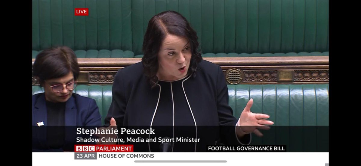 Football means so much to local communities across the country It’s important that we introduce measures to give clubs the stability they need to protect English football, the best in the world Today in @UKParliament I was pleased to speak in the debate behalf of the @UKLabour