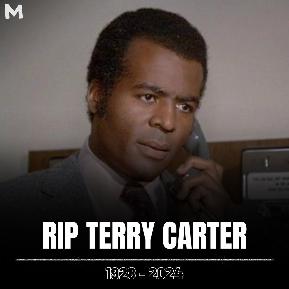 Terry Carter, famous for films like Foxy Brown and Benji, and television series like Battlestar Galactica and McCloud, has sadly passed away at the age of 95.