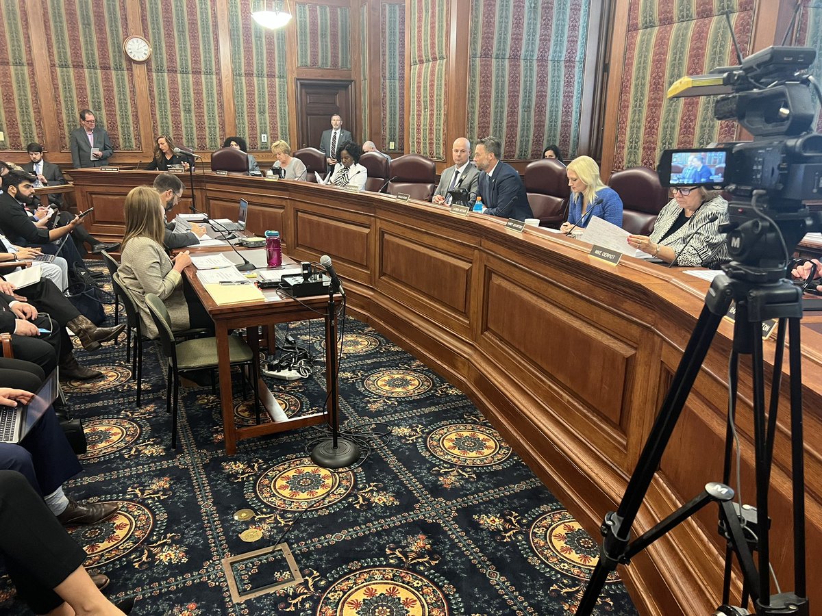 The Senate Appropriations Committee is working on the state budget. @GovParsonMO’s proposal back in January was nearly $53B. The House cut $2B out of the spending plan. Appropriations chair @lincolnhough says a good chunk of that money will be added back in. #moleg