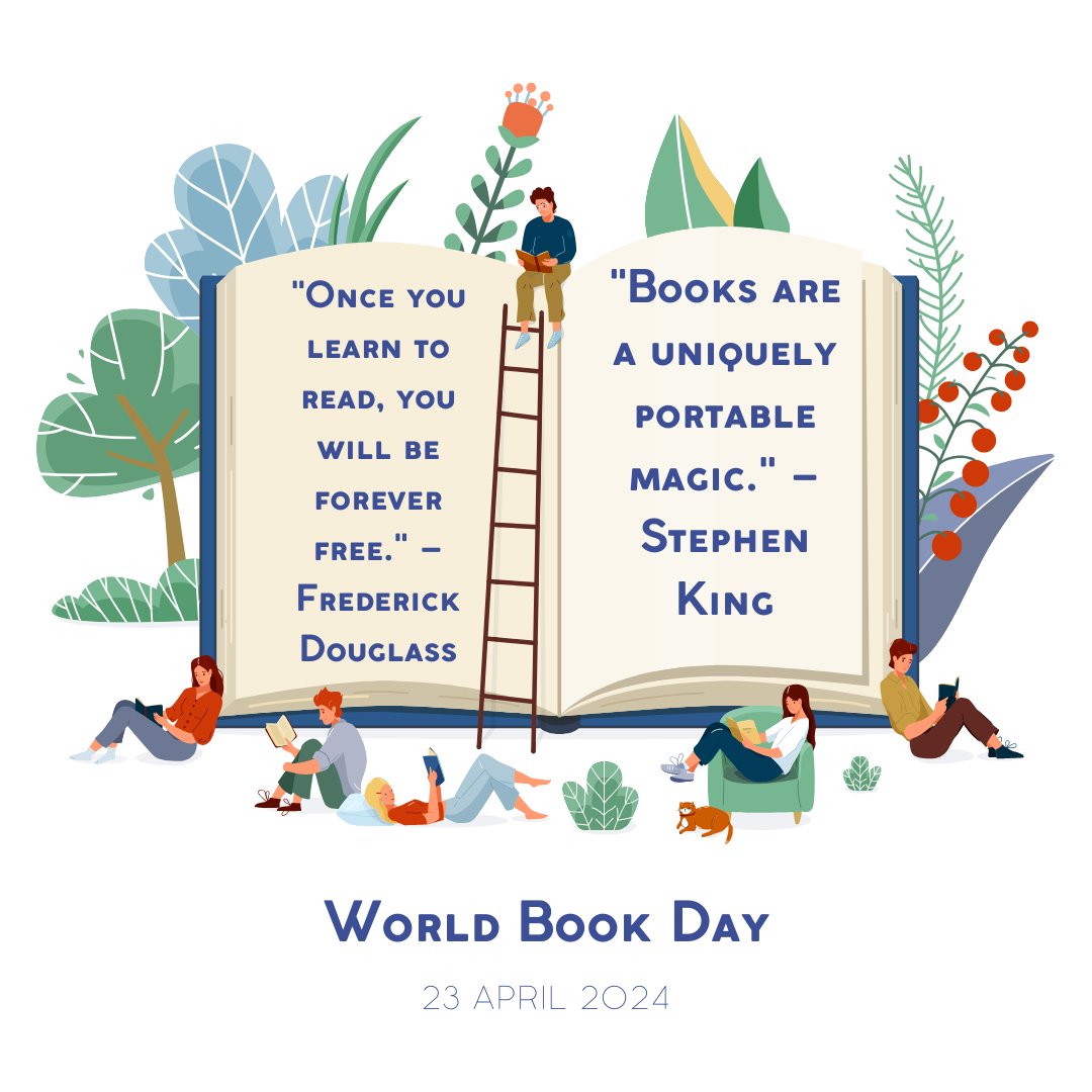 Happy World Book Day! Any day that celebrates reading is a good day! #WorldBookDay #BookishLife #LibraryLife #LibraryLove #ReadingLife #JVHS #FalconsRead #CFISDLibraries