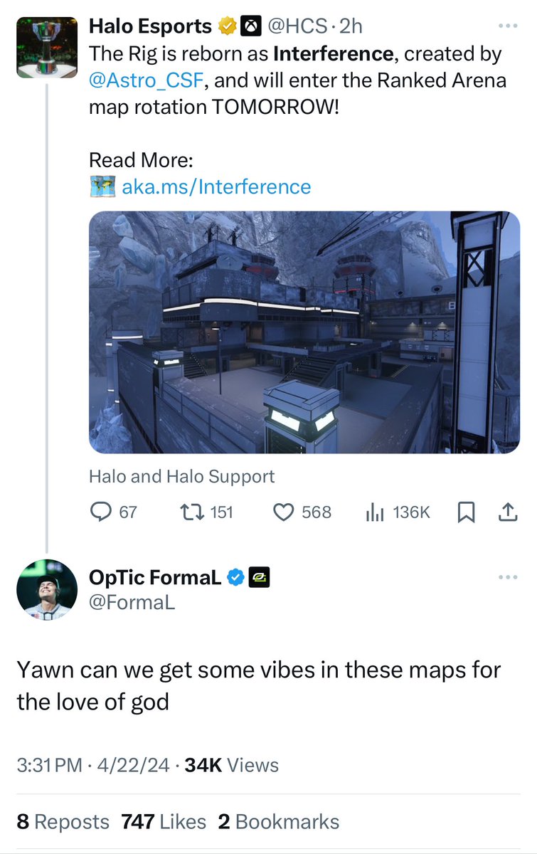 You know Halo is down bad when FormaL publicly says we need the vibes 😔