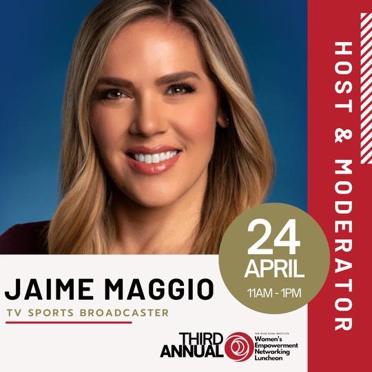 Excited to welcome you tomorrow with host Jaime Maggio for our 3rd annual Women’s Empowerment Symposium! 🌟 See you there!