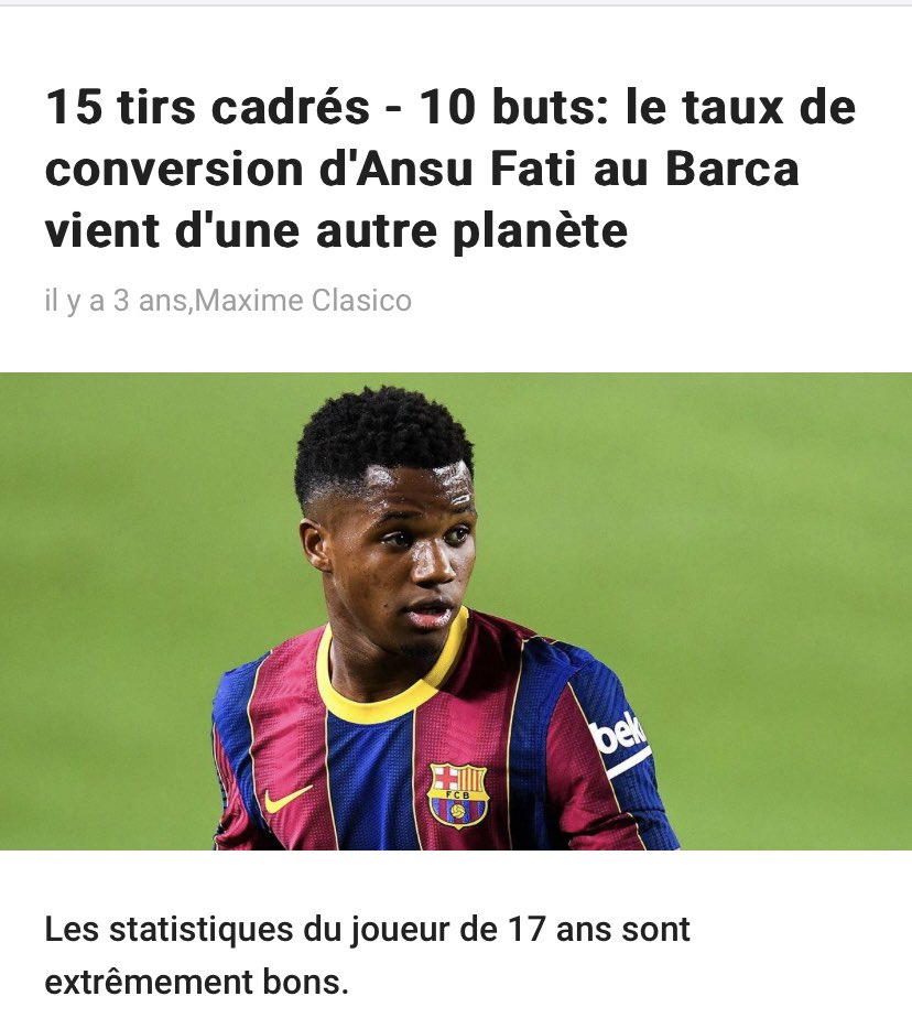 ParlonsFootFCB's tweet photo. Ça m’a fait penser à ça … il était special https://t.co/Ox0zPGCAiy