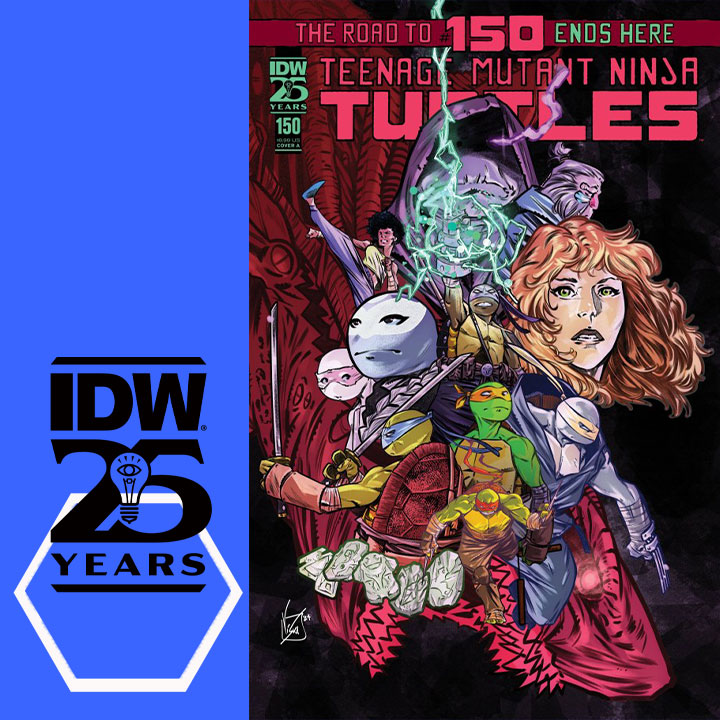 #OnTheRadar this week is #TMNT150 by @mooncalfe1 @DanDuncanArt @VincenzoFederi4 @Fero_arts @rleep @luis_the_colorist and @robutoid from @IDWPublishing - a milestone for our beloved Turtles, make sure you look for the awesome wraparound cover variant ^KB wp.me/p8WCuG-3mP