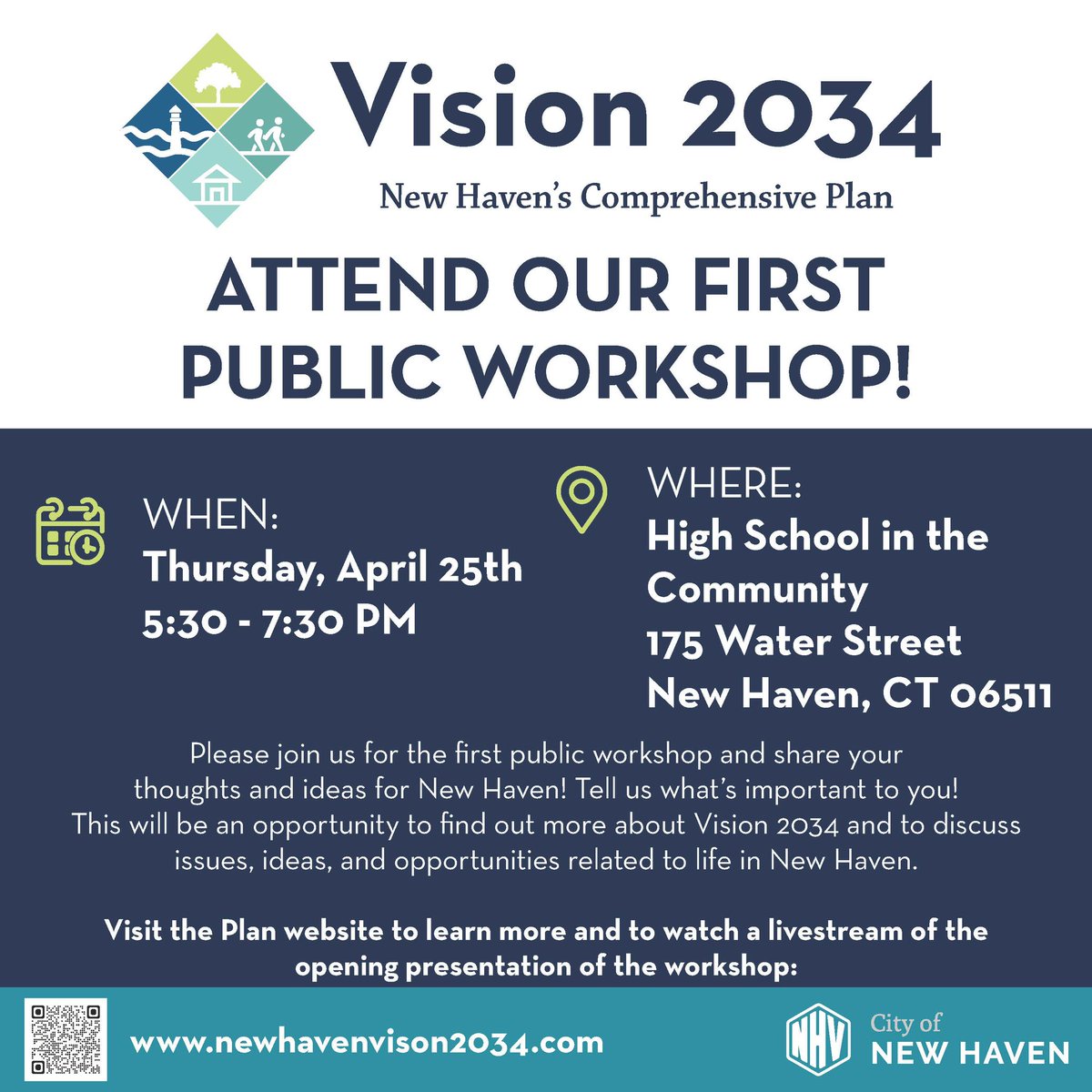 What type of city do you want to live in in 2034? Join your neighbors and help co-create a collective vision and plan for our city’s future! 1/3