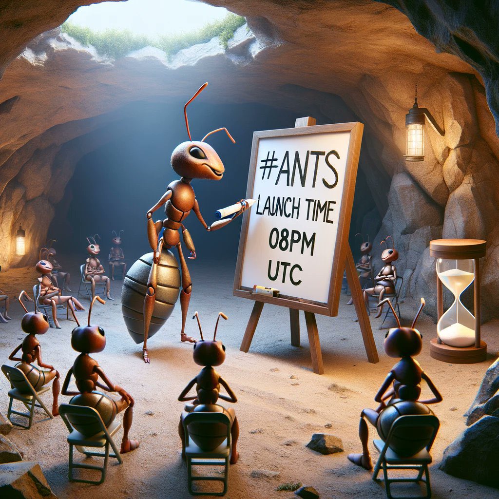 Dear #ANTs we are thrilling exciting to share our Launch time of the #ANTs coin which designed on #BaseChain 🟢Introducing the #ANTs – The revolutionary meme coin with Fair Launch : 23/04/2024 , 08PM UTC 🔵 No presale 🔵 No team wallet 🔵No Whitelist 🔵 Zero taxes 🔵…