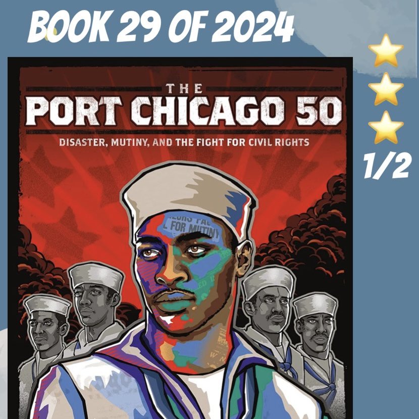 ⚓️Book 29 of 2024📚

I have read this one before, but this time I read it for work! I’ve acknowledge this book is meant for #YoungReaders, but I think it is worth mentioning that a #CourtMartial is vastly different from a civil trial. Still worth assigning to students. ⭐️⭐️⭐️1/2