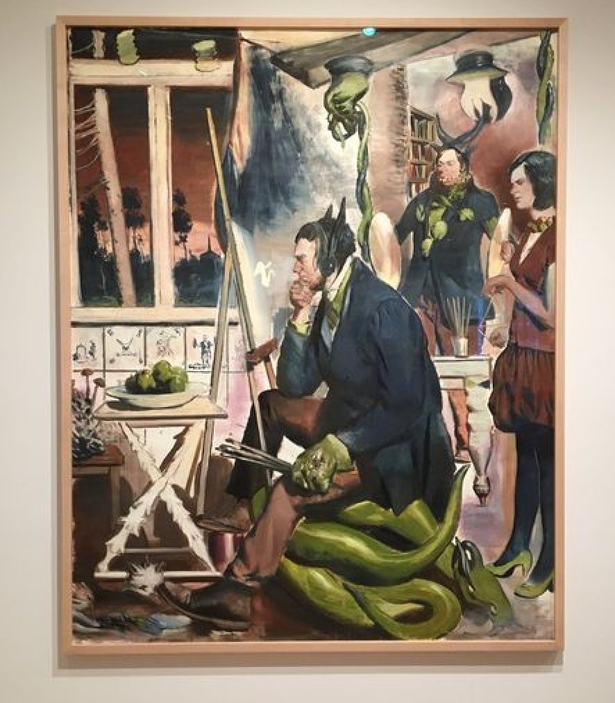 painting by Neo Rauch from The Drawing Center, NY in 2019 #painting #art