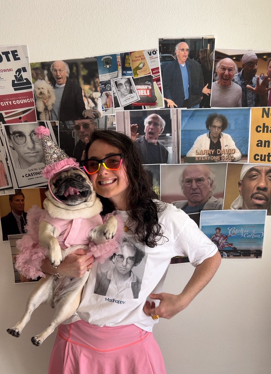 this pug who loves larry david
