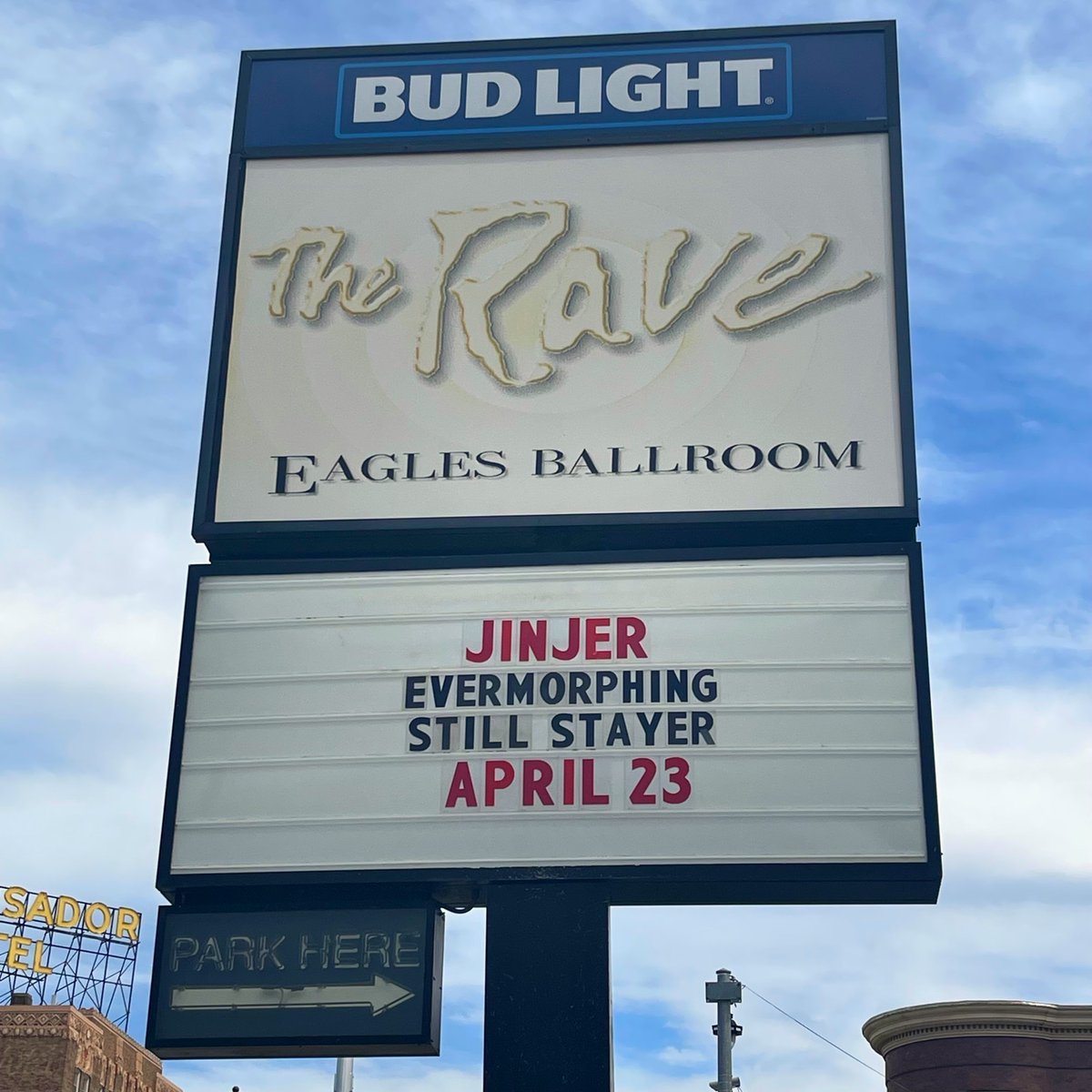 TONIGHT: @jinjerofficial returns to The Rave with EVERMORPHING and Milwaukee's Still Stayer! 🤘🔥 Show starts at 7PM // Tickets available at the door & online » therave.com/jinjer