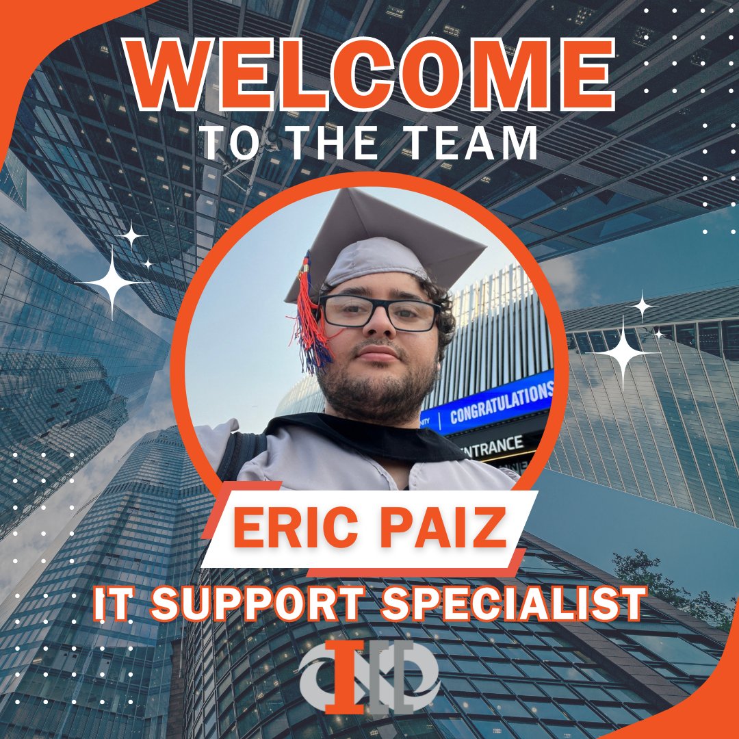 Welcome, Eric Paiz, our new IT Support Specialist at ICC! With experience in MFA Implementation, Help Desk Support, and as a Microsoft Admin, Eric brings a wealth of knowledge to our IT dept. In his free time, he enjoys coding, exercise, & family time. Welcome, Eric!🎉 #NewHire