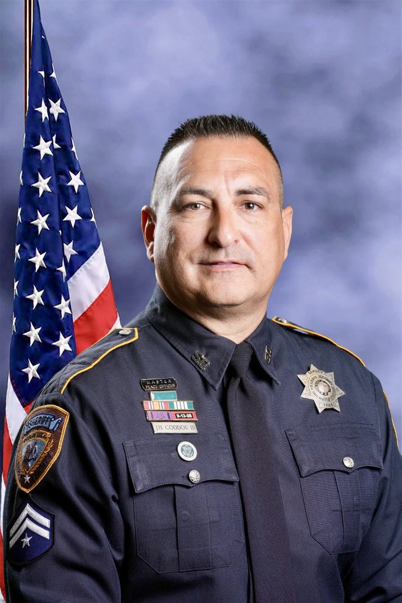 From the Harris County Sheriff: “We are deeply saddened to announce the passing of Harris County Sheriff’s Office Deputy Investigator John H. Coddou, aged 50. He was assisting at a crash scene this morning when he was hit by a vehicle.” He has served our community since 2003.