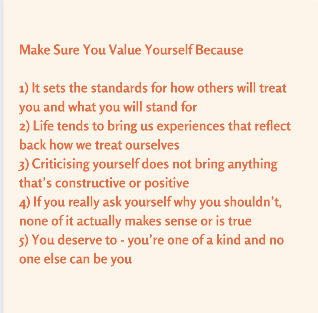 It’s easy to let our past experiences, other people’s opinions or our own self critic make us de-value ourselves. But it doesn’t have to be that way. We can form new habits about how we think of ourselves, how we speak about ourselves, and what we know we deserve in our lives.