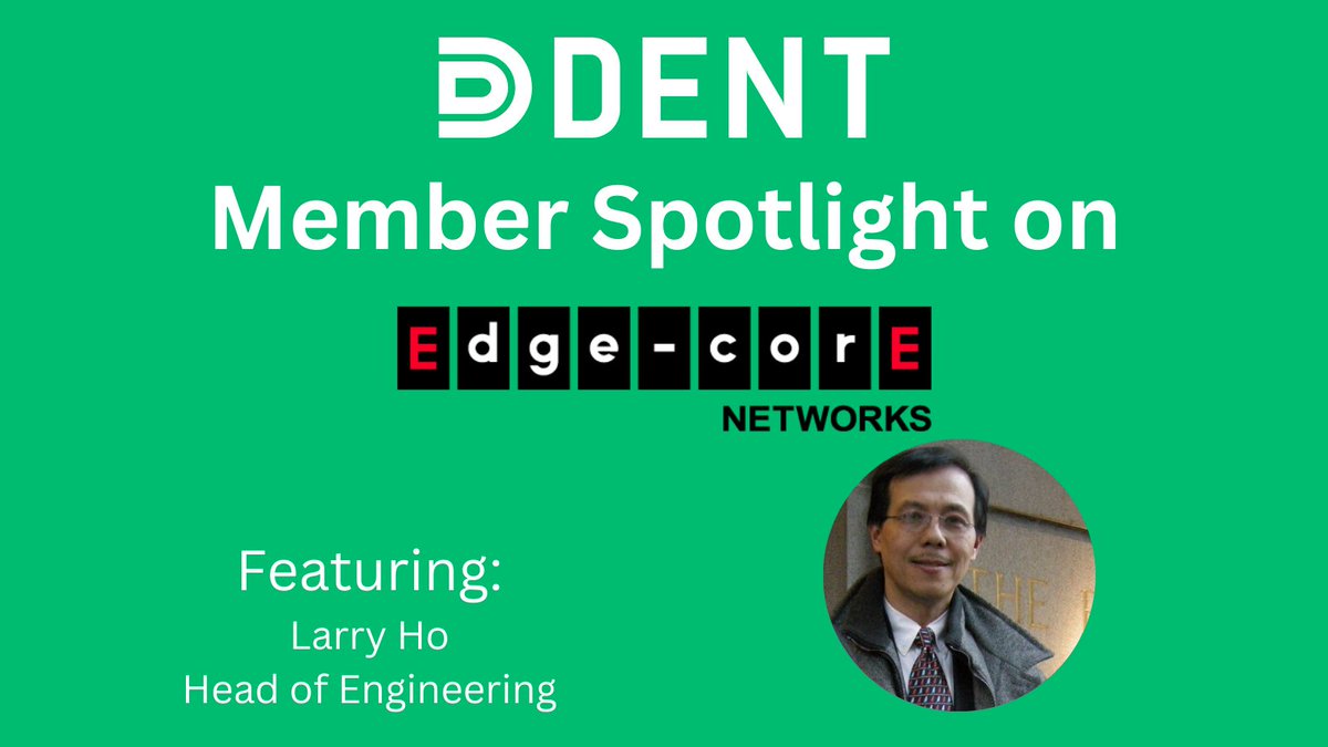 DENTNOS's tweet image. Edgecore Networks is a premier member of #DENT. Explore why @EdgecoreNetwork joined DENT, its crucial contributions, and the benefits of joining the DENT community in our newest member spotlight 🔗🔽

📖: hubs.la/Q02tQXJp0

#LinuxForNetworking #OpenSource #NOS