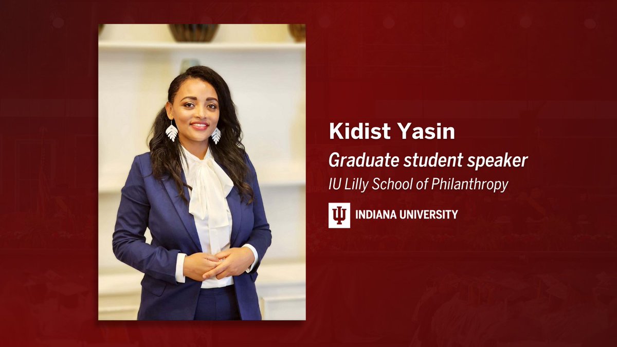 “I feel like my story will be an inspiration, not only for the graduates but for families and anyone else who hears it.” Hear from Kidist Yasin, the graduate student speaker at the IUPUI 2024 Spring Commencement May 9 at Michael A. Carroll Stadium: bit.ly/3xMm7nn