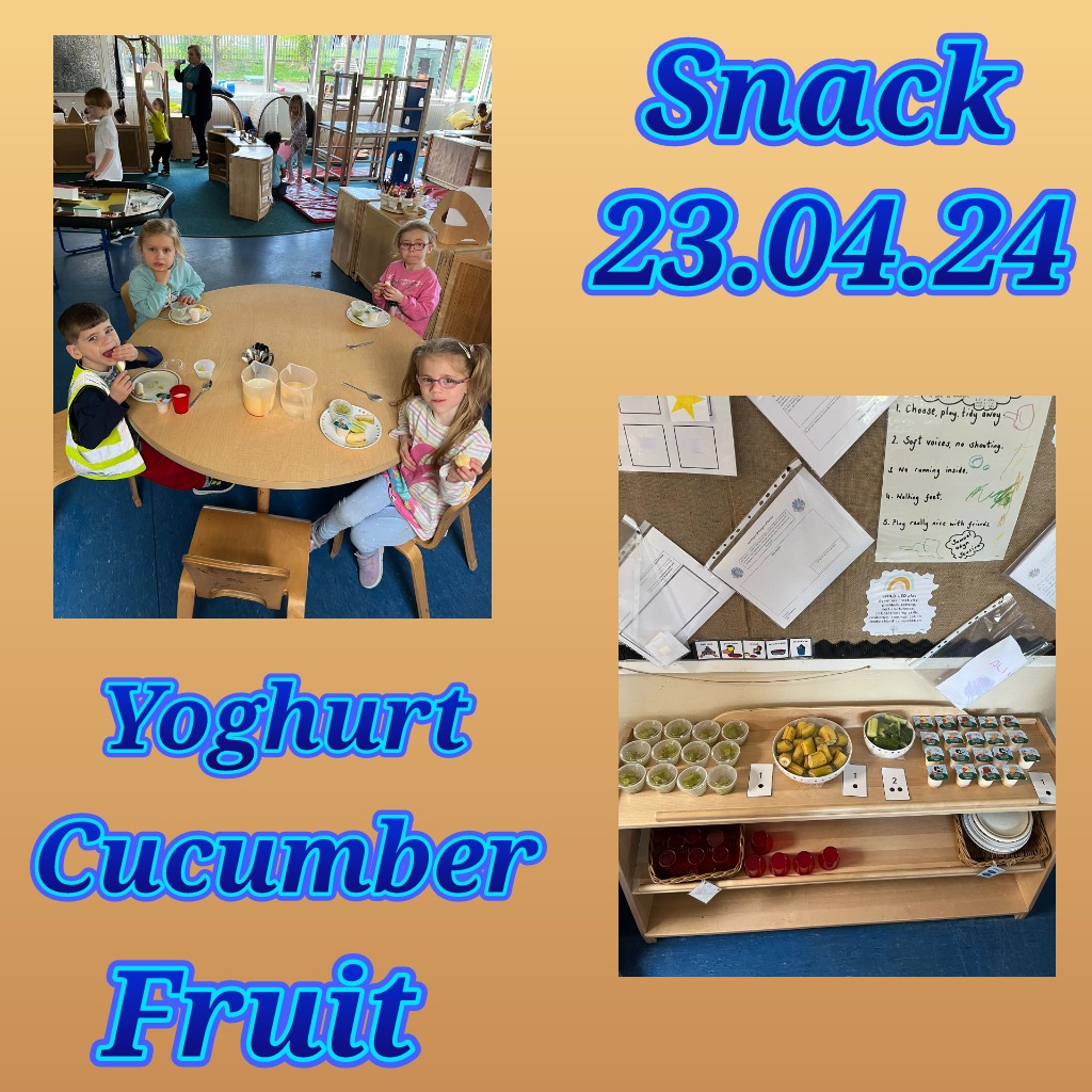 Snack 23.04.24
Please see below for our snack on offer today. Learners continue to develop self help skills and make choices. #childschoice #social #Independent #numeracy @SMOSPrimary @EarlyYearsNLC