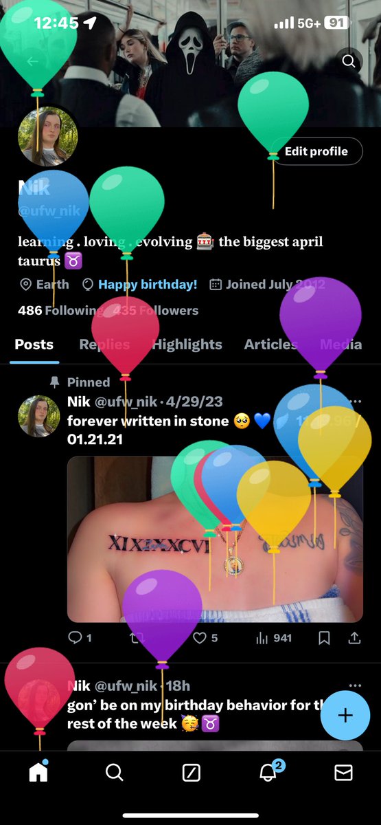 one thing I look forward to every year is seeing my balloons 🥰🎈#TaurusSeason