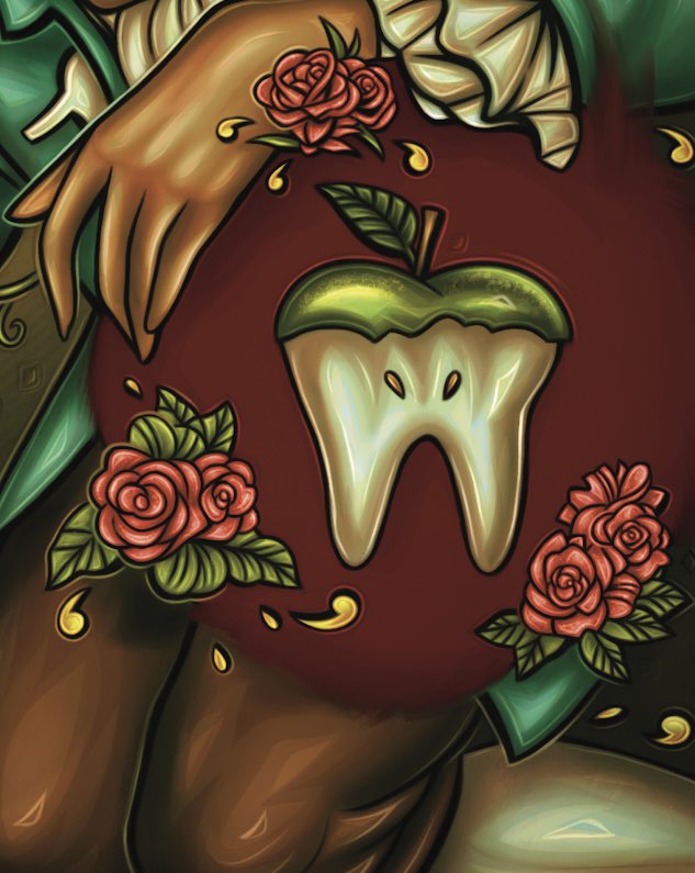 yousha_g_tighe's tweet photo. ✨🍏🍎 [procure] 🍎🍏✨

feat. my toothy character Maximillian! 🦷☺️

done in @Procreate ❤️💚

#art #artist #illustration #procreate #apple #drawijg #ArtistOnTwitter #ArtistOnX #digitalart #oc #ocs https://t.co/rlebZXWKnz