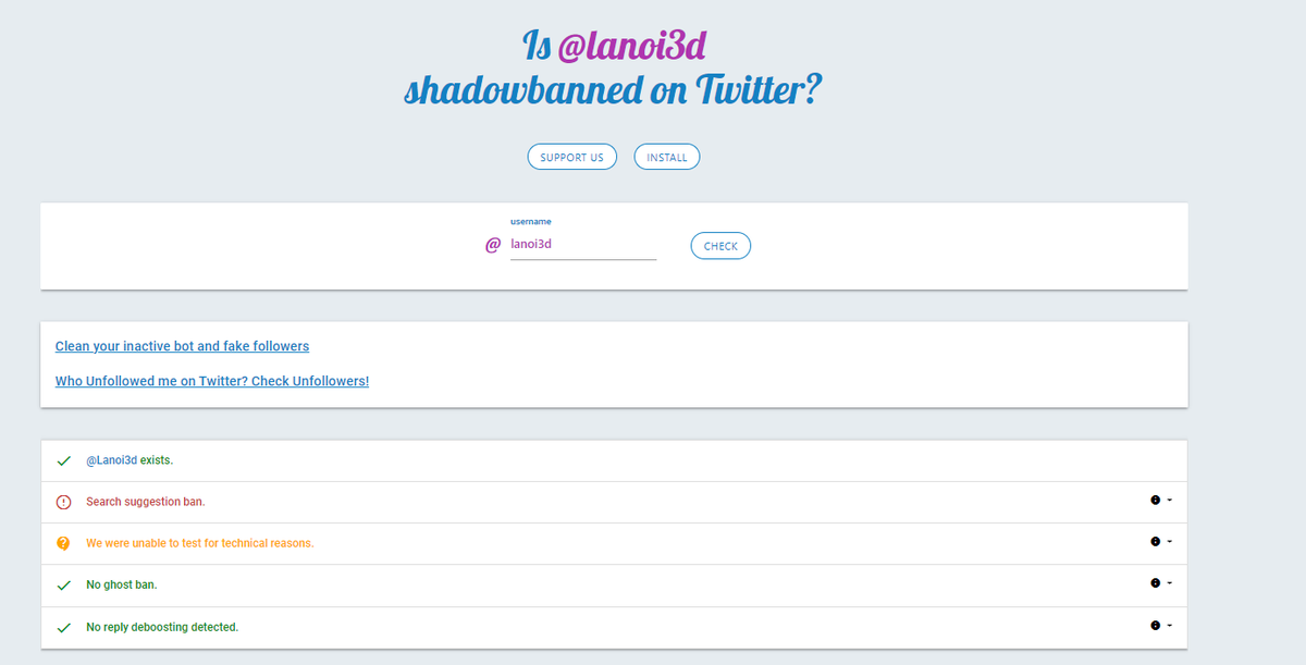 Lanoi3d's tweet photo. @elonmusk Yet why am I and probably millions of others shadow banned, care to explain that? https://t.co/I9nZSHeMJg