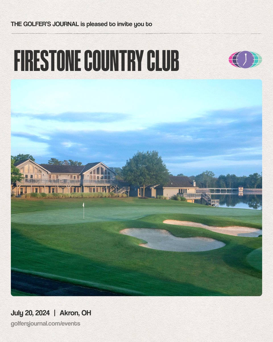 Don't get left in the dark. Registration for our July event at @FirestoneCC opens tomorrow at 9 a.m. ET Details: glfrsj.nl/FCC