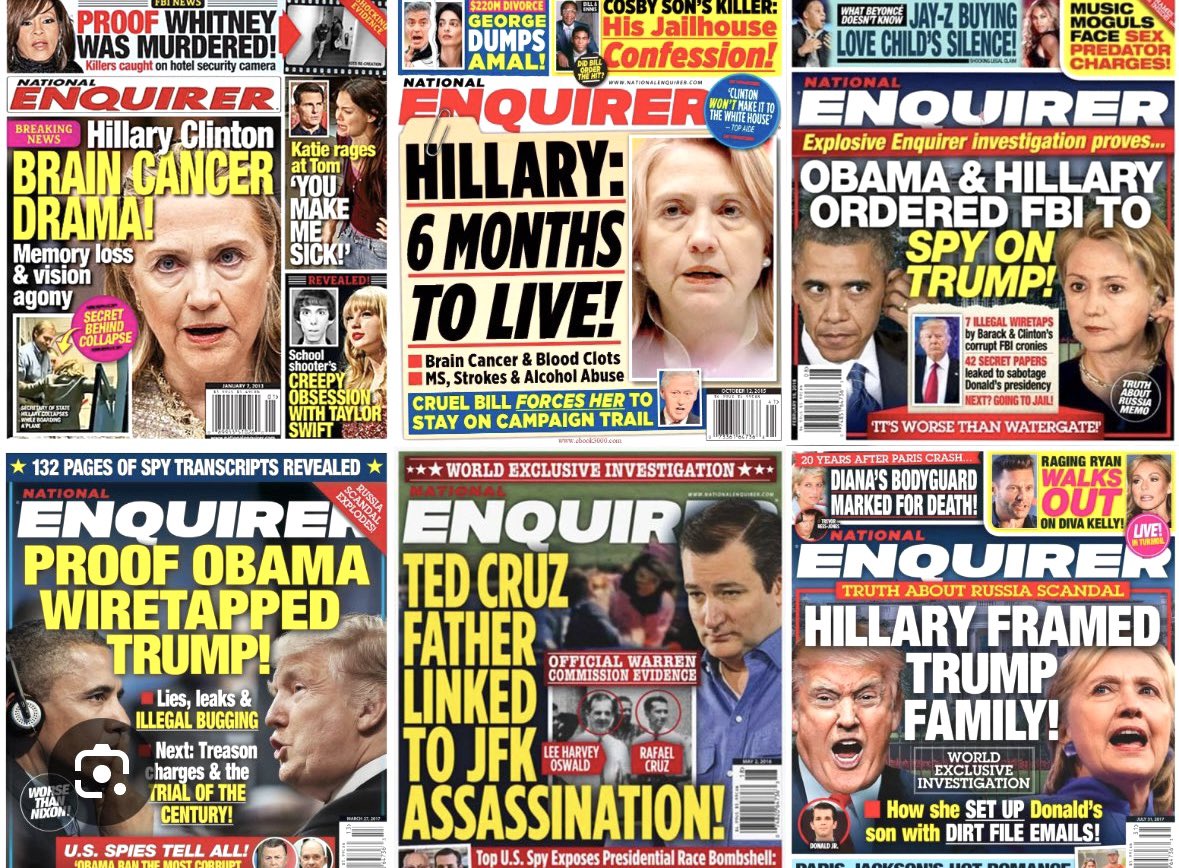 Donald Trump, the King of Fake News &amp; Election Interference. It was all rigged.