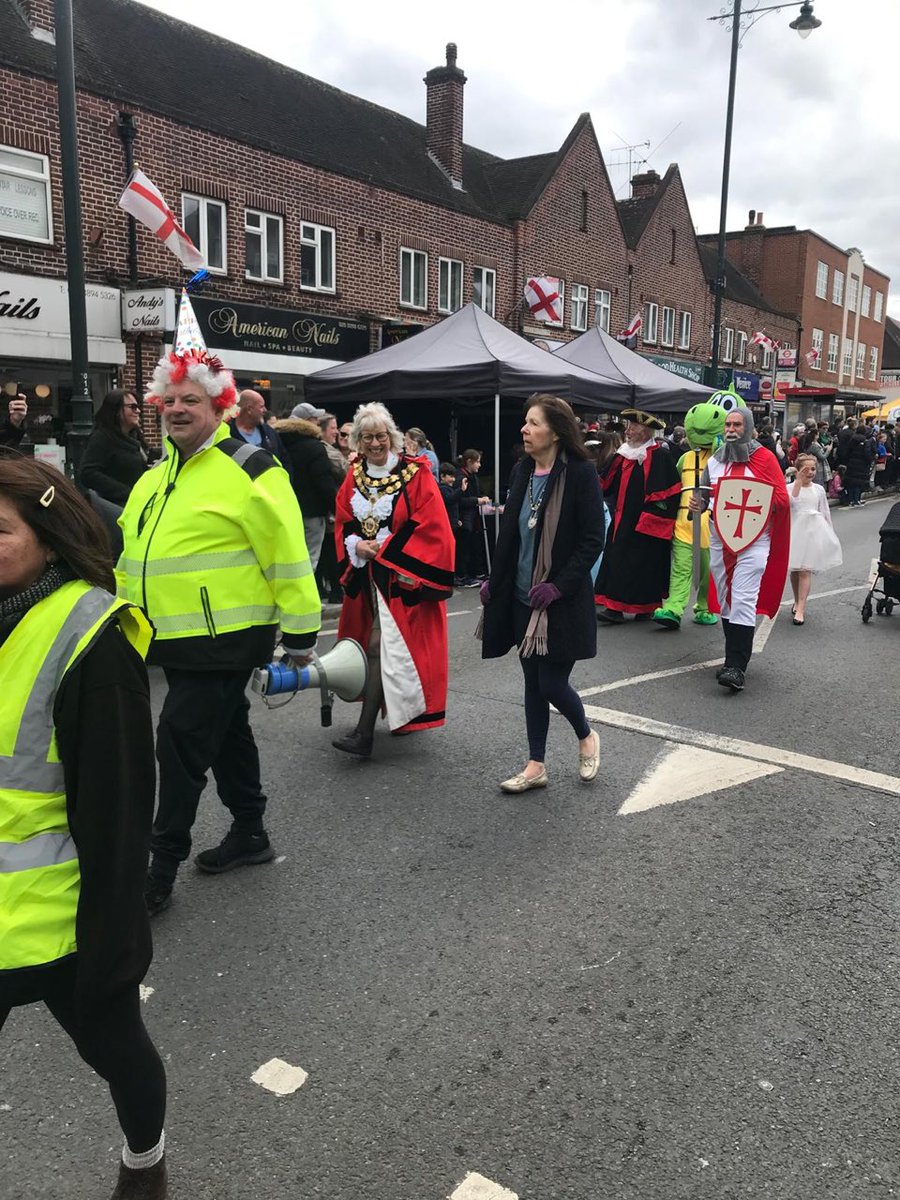 Honoured to be invited to the Whitton St George’s Day Parade &amp; Community event on Sunday. A bit daunted leading the parade St G’s spirit got me through on a thoroughly enjoyable day. A fantastic turn out &amp; great to see so many families getting involved. Thanks Graeme &amp; Natalie!