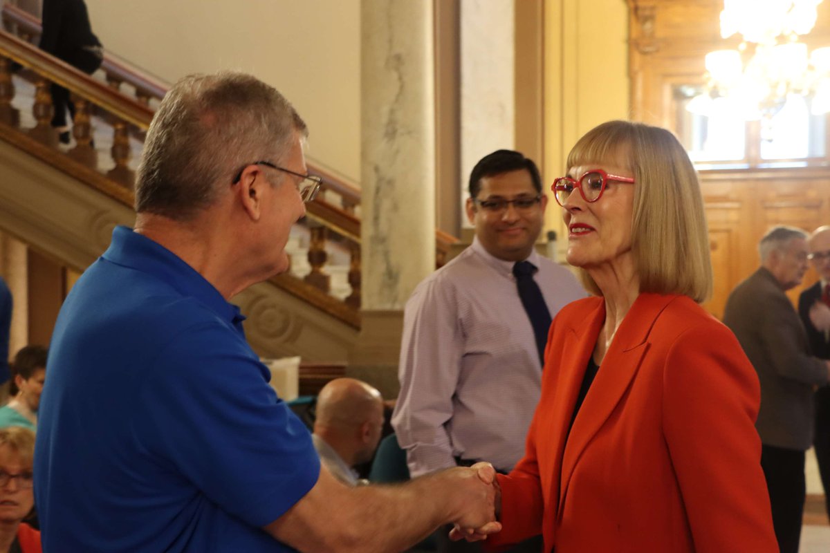 April is Parkinson’s Awareness Month! Just last month, I spoke at the @IN_Parkinson Rally and Awareness Fair at the Statehouse. It was an honor to meet with Hoosiers battling this disease as well as their family and caregivers! #ABCsOfPD