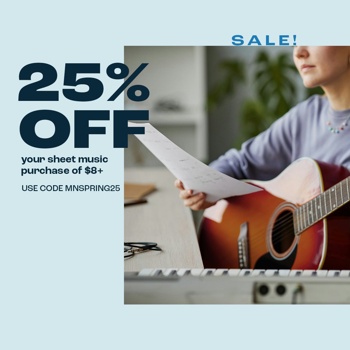 🎶 Spring into savings with #Musicnotes! Take 25% off purchases of $8+ with code MNSPRING25. Shop now and save on #sheetmusic for all your musical needs. Start shopping at musicnotes.com/l/mnspring-tw. 🌸