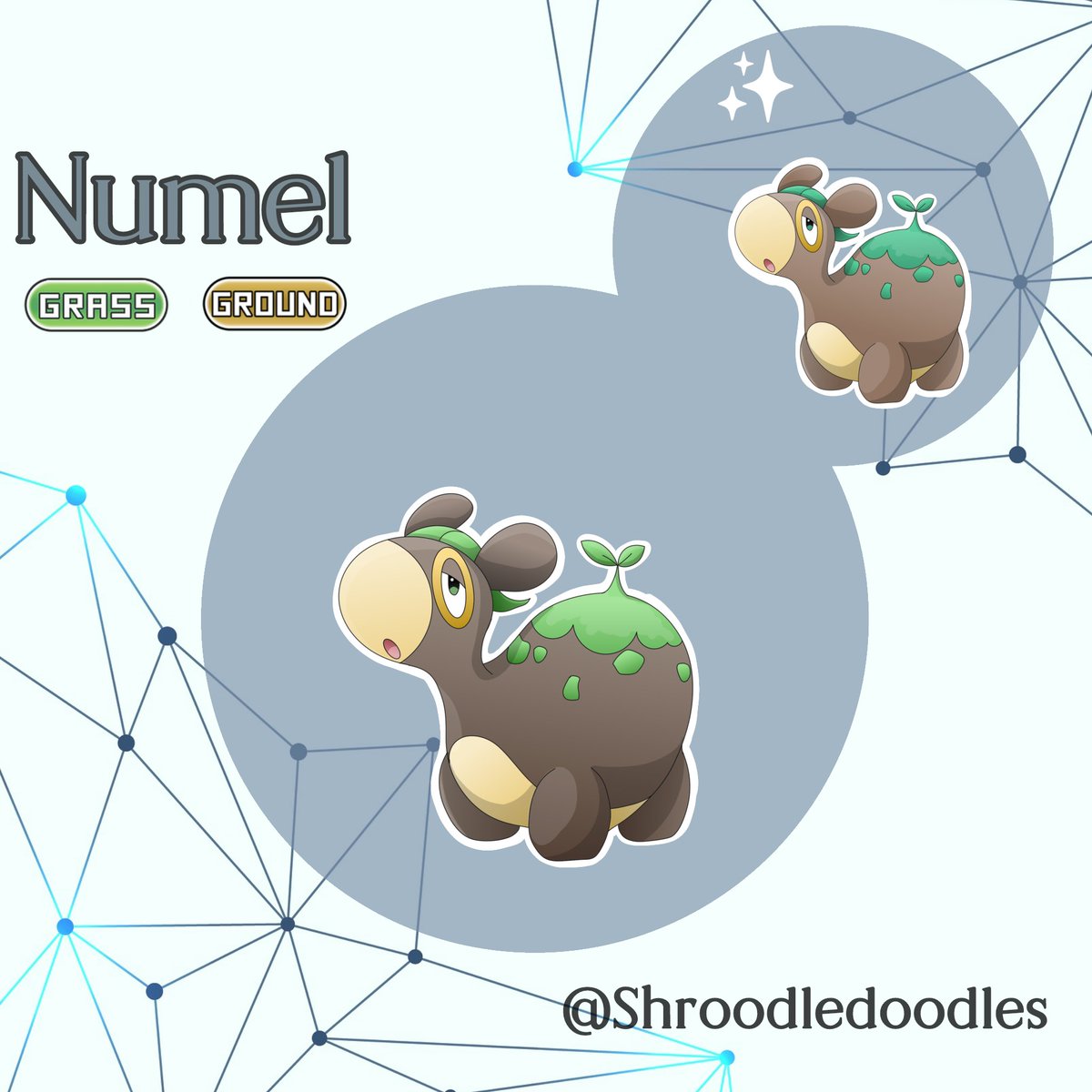 Shroodledoodles's tweet photo. My regional variants of numel and camerupt!

#pokemon #fakemon #fakemonartist https://t.co/gc307k2XbL