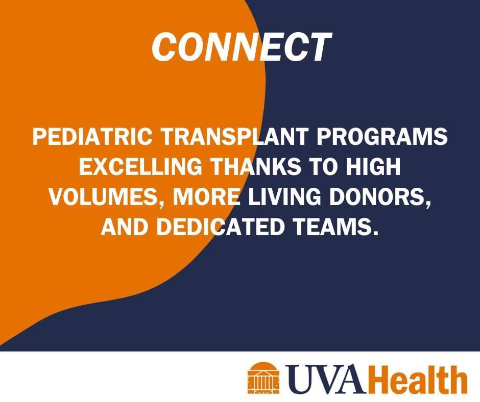 UVA Transplant Center (@uvatransplant) on Twitter photo Discover the incredible work our <a href="/uvahealth/">UVA Health</a> pediatric transplant programs are doing to change lives! Learn more about the transformative care and innovations that are helping children and their families.
#PediatricTransplant #livingdonor #transplant
uvaconnect.com/pediatric-tran… Discover the incredible work our <a href="/uvahealth/">UVA Health</a> pediatric transplant programs are doing to change lives! Learn more about the transformative care and innovations that are helping children and their families.
#PediatricTransplant #livingdonor #transplant
uvaconnect.com/pediatric-tran…