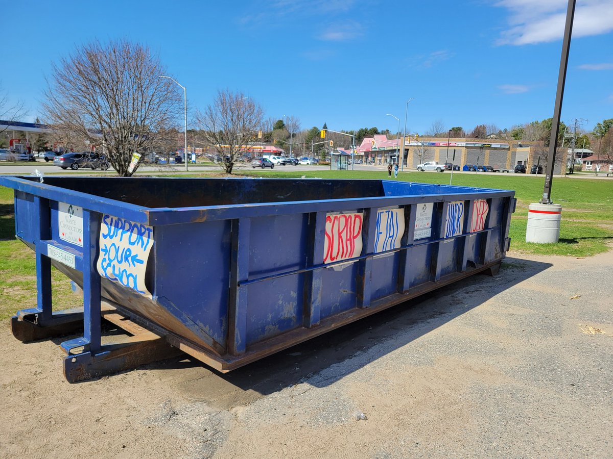 Aaron Stevenson (@amh_stevenson) on Twitter photo The scrap metal fundraiser is running <a href="/monckps/">Monck Public School</a>. Please consider donating to support our students. Thank you again to <a href="/WasteConnection/">Waste Connections</a> bracebridge for donating the bin. <a href="/TLDSB/">TLDSB</a> <a href="/townbracebridge/">Town of Bracebridge</a> #monckmagic The scrap metal fundraiser is running <a href="/monckps/">Monck Public School</a>. Please consider donating to support our students. Thank you again to <a href="/WasteConnection/">Waste Connections</a> bracebridge for donating the bin. <a href="/TLDSB/">TLDSB</a> <a href="/townbracebridge/">Town of Bracebridge</a> #monckmagic