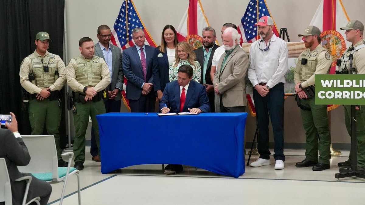 Today, I signed HB 1565 to continue the Red Tide Mitigation and Technology Development Initiative and announced that we have secured over $42 million toward red tide research, management, and mitigation during my second term. Additionally, Florida is making record investments in…