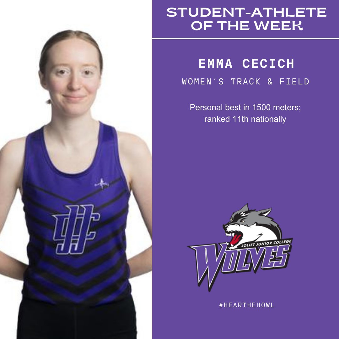 Track athletes Joe Baumhardt and Emma Cecich are our Student-Athletes of the Week!