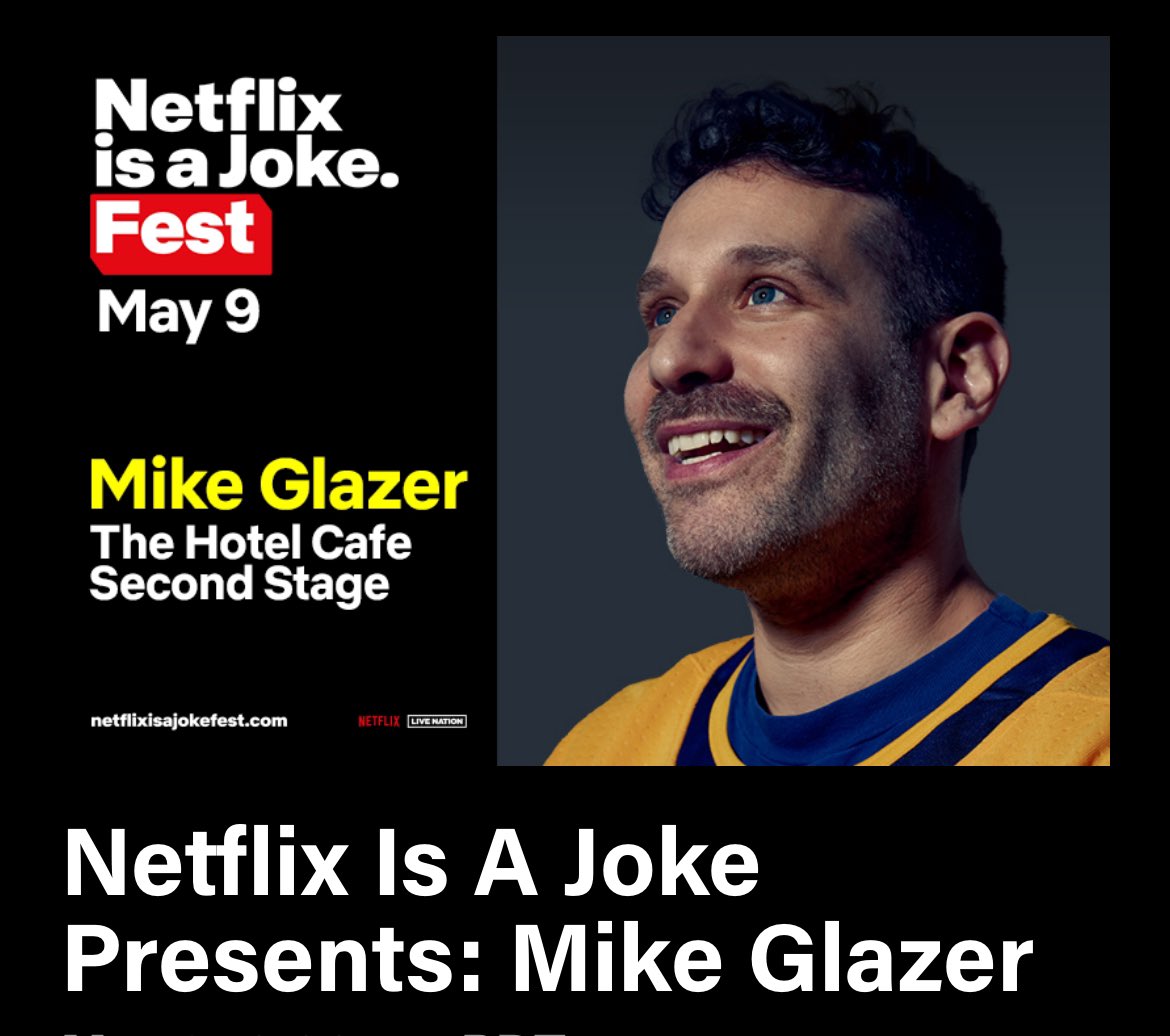 I need to sell out @NetflixIsAJoke - my new 30 after this tour is too fun not to.