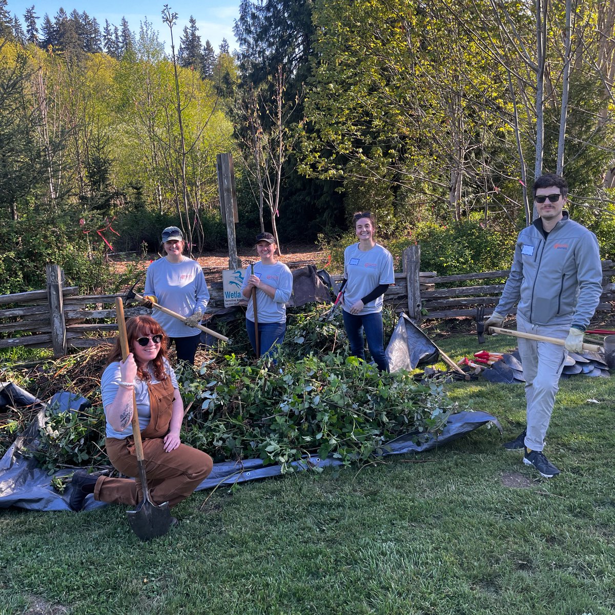 This #EarthDay2024, the 48 NORTH team ​came together to help restore native habitat at Lower Commons Park by removing invasive blackberry from the park's wetland area. We had a blast giving back to our local community— thanks for having us <a href="/CityofSammamish/">City of Sammamish</a>!