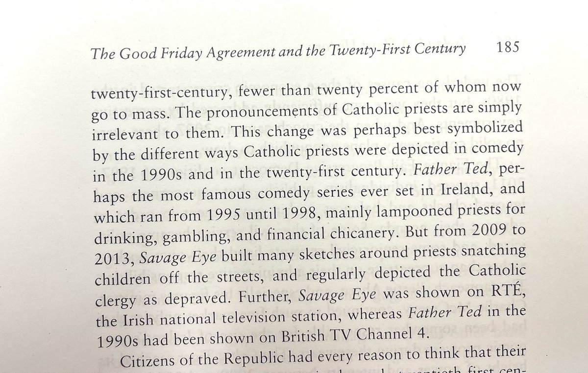 Sorry, @SirStevoTimothy, I couldn’t get you into the 5th edition of my history of Ireland, but I managed to incorporate Father Ted and Savage Eye. Maybe the next edition! #history #ireland #FatherTed #SavageEye @SavageEye @Ardalsfolly