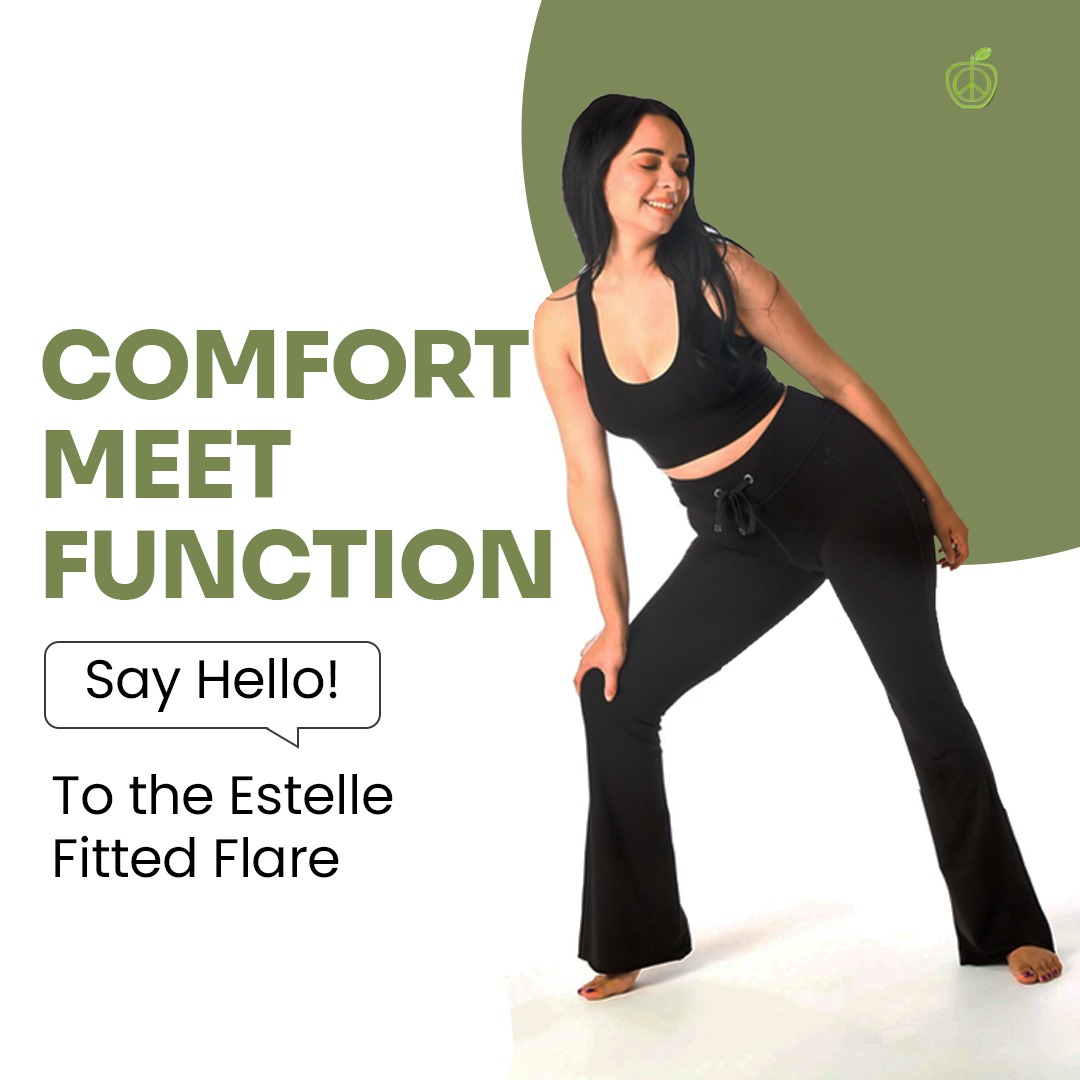 Ready to experience the comfort and freedom of movement that bamboo yoga pants can provide?

Shop the Estelle Fitted Flare today!

#bambooyoga #yogapants #activewear #ecofriendly #sustainablefashion #downdog #yogaeverydamnday #yogalife