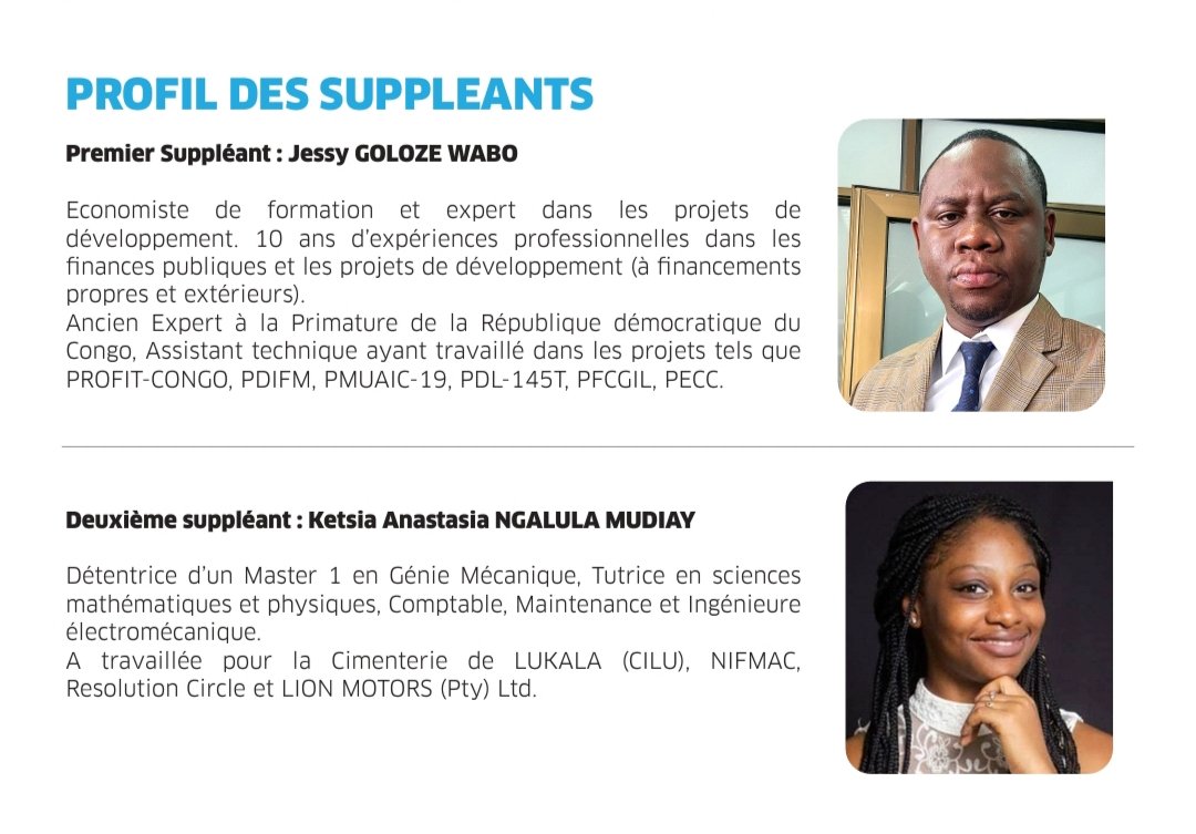 Tresor_Buti's tweet photo. Je suis ravi de vous annoncer officiellement en ce jour ma candidature comme Sénateur de Kinshasa #RDC. 

C'est une décision importante, surtout dans notre contexte actuel, mais je sais que je ne serai pas seul. 

En plus de votre soutien, j'ai deux suppléants : Monsieur Jessy GOLOZE WABO @Jessy_Goloze et Madame Ketsia Anastasia NGALULA MUDIAY @KaLM_lagreluche qui incarnent le profil dont nous avons besoin pour avancer. 

 #KinshasaNaBiso