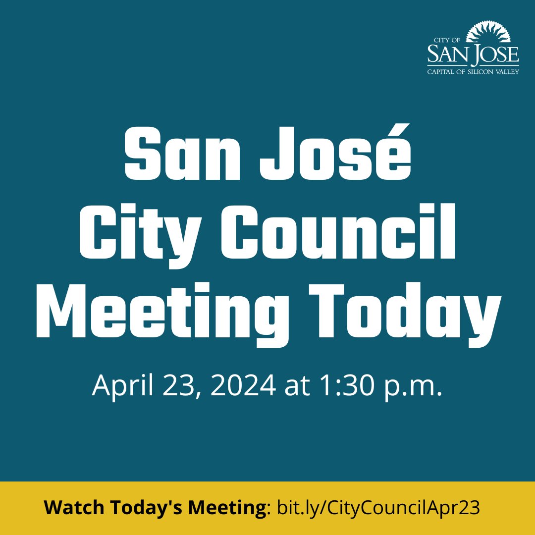 Don't miss out! City Council meets today at 1:30 p.m. Watch on our YouTube channel: bit.ly/CityCouncilApr…