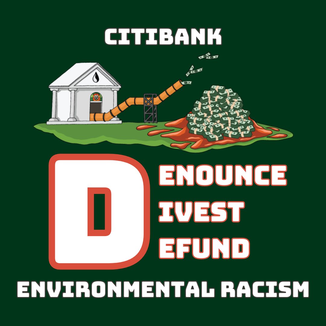 🚨 Tomorrow 👉 Join us at the Citi HQ in Dallas, TX on 4/24 for “The People vs. Citi” rally against environmental racism - tinyurl.com/CitiTX424 #PeopleVsCiti #CitiDropFossilFuels