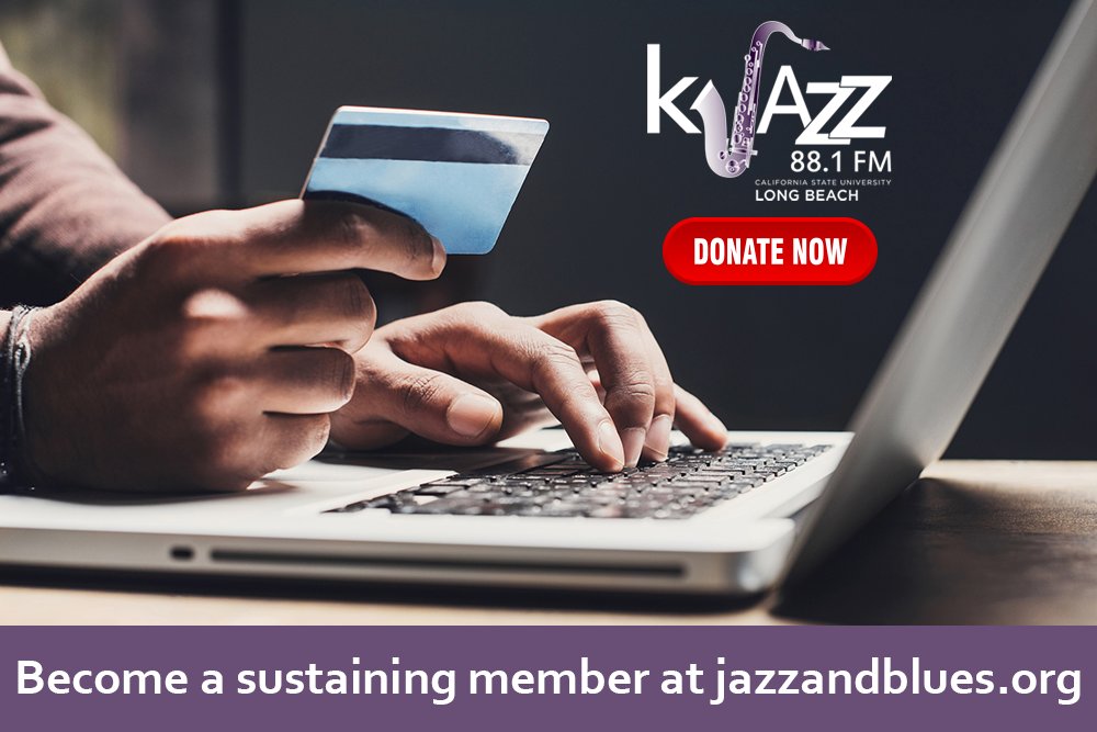 An easy and convenient was to be part of the KJazz family is by being a sustaining member. Choose your monthly donation amount and we'll handle the rest, with uninterrupted membership! Visit jazzandblues.org or call 800-767-3688.