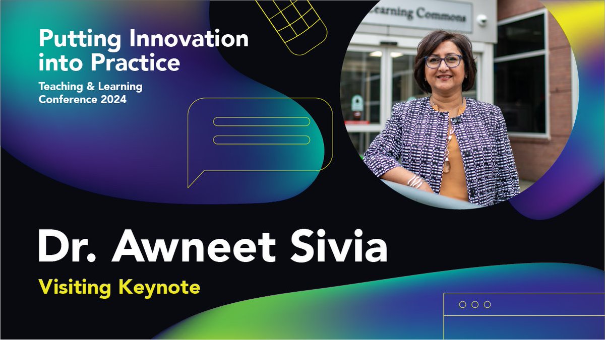 CITL_MemorialU's tweet photo. We can't wait to welcome Dr. @Awneet_Sivia from @goUFX as our visiting keynote for @MemorialU's Teaching and Learning Conference 2024! Register to hear her keynote, (Why) Isn’t All Teaching Innovative? Putting Innovation in/to Practice, on May 1 #MUNTLC24 https://t.co/0UQOseujyb https://t.co/Npb7yQfibn