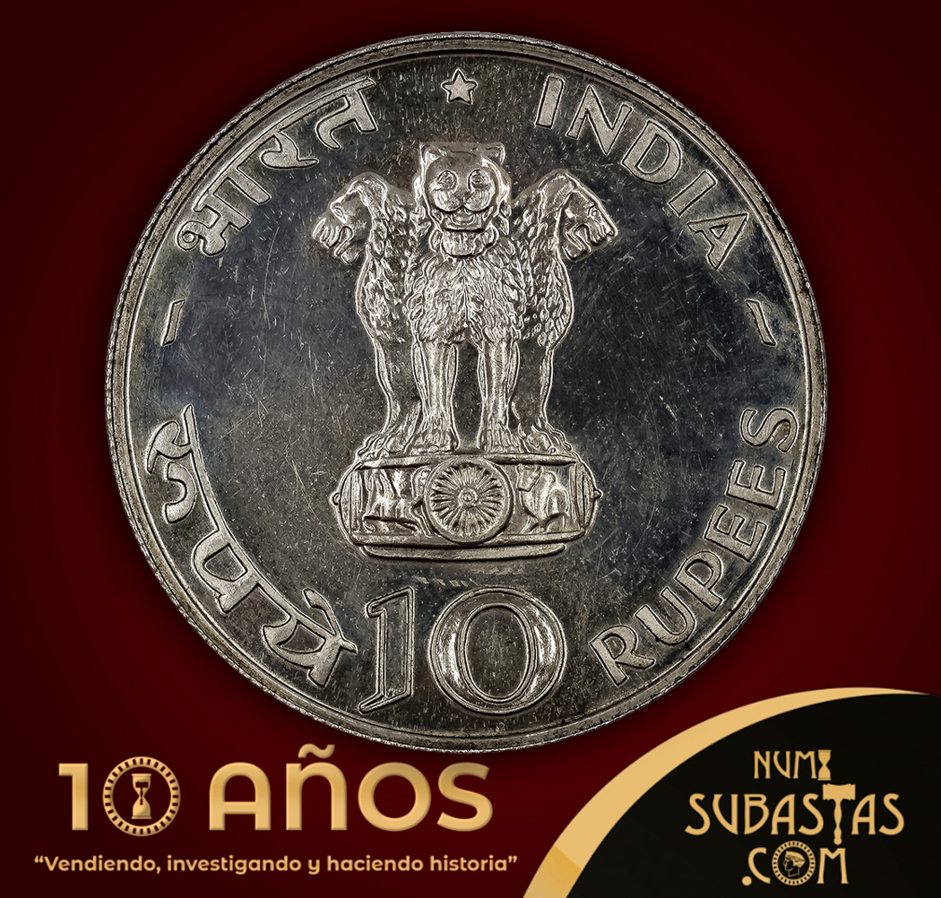 EN SUBASTA:
LOTE# 49-29
10 RUPIAS DE PLATA DE LA INDIA PROOF 1970, FAO
cutt.ly/Rw6sBz53 
#Numisubastas #SubastaNumismatica #Coins #Coinnerd #Coleccionismo #Moneda #Coin #CoinCollection #CoinCollector #WorldCoins #CoinGeek