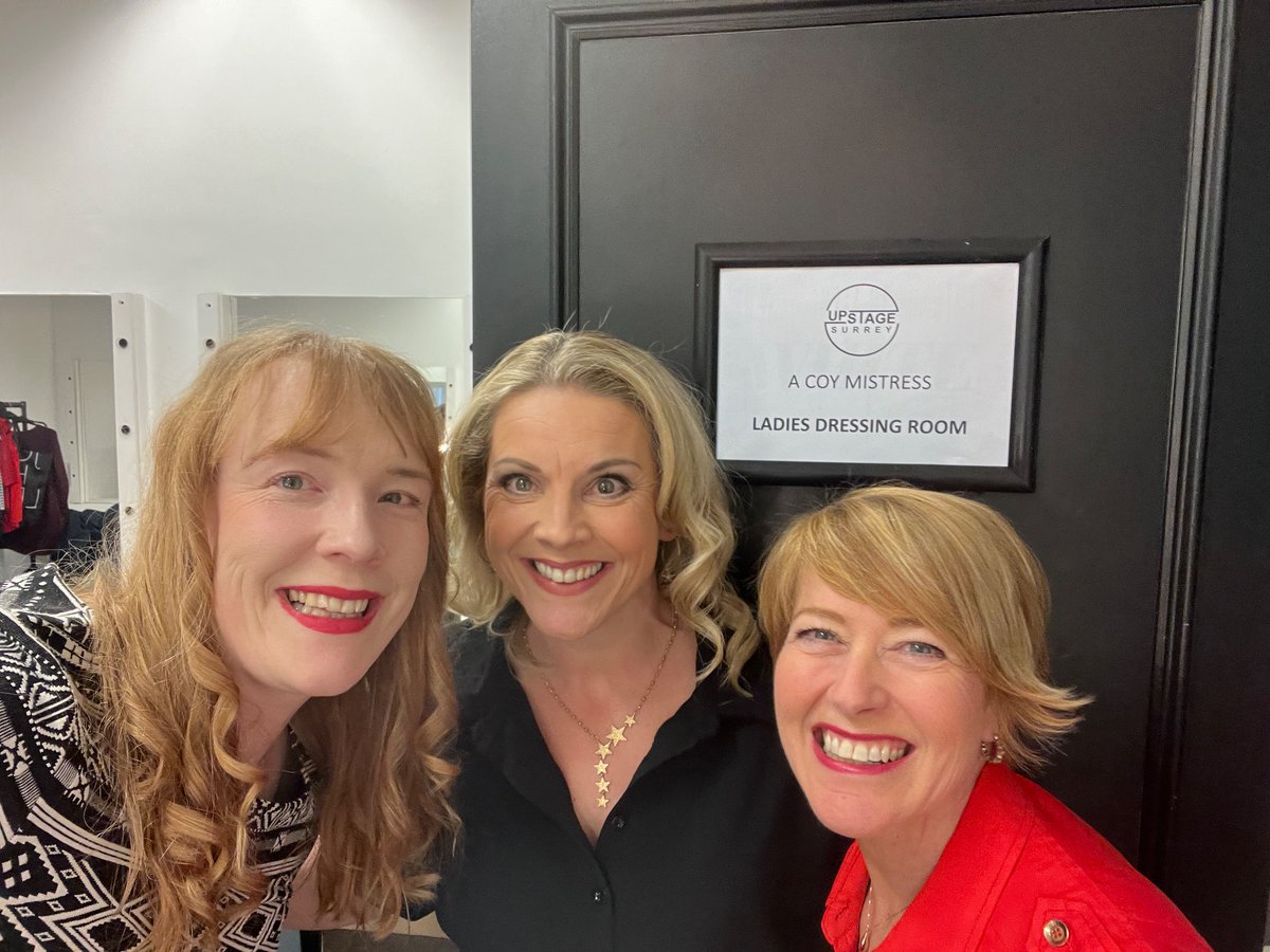 Dress rehearsal for A Coy Mistress <a href="/EsherTheatre/">EsherTheatre</a> 🙂 #theatre #newwriting #shakespeare’sbirthday