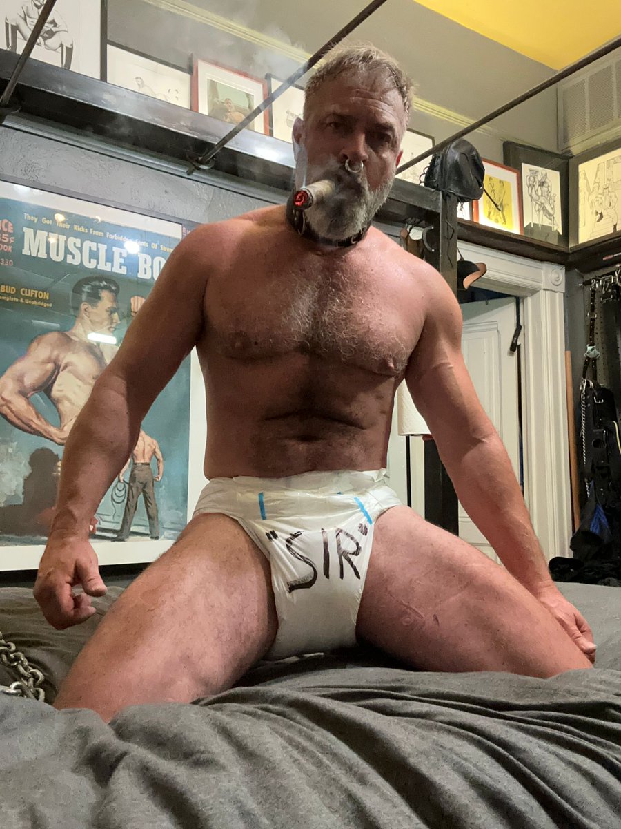 <a href="/KristoferWeston/">Kristofer</a> brain was shattered  and utterly open to suggestion after exposure to such intense brainwashing. "#KristObeys", I whispered as his eyes glazed and he pissed his diaper. I removed his cigar and put it in My mouth.  No smoking for such a dumb grunt baby today.