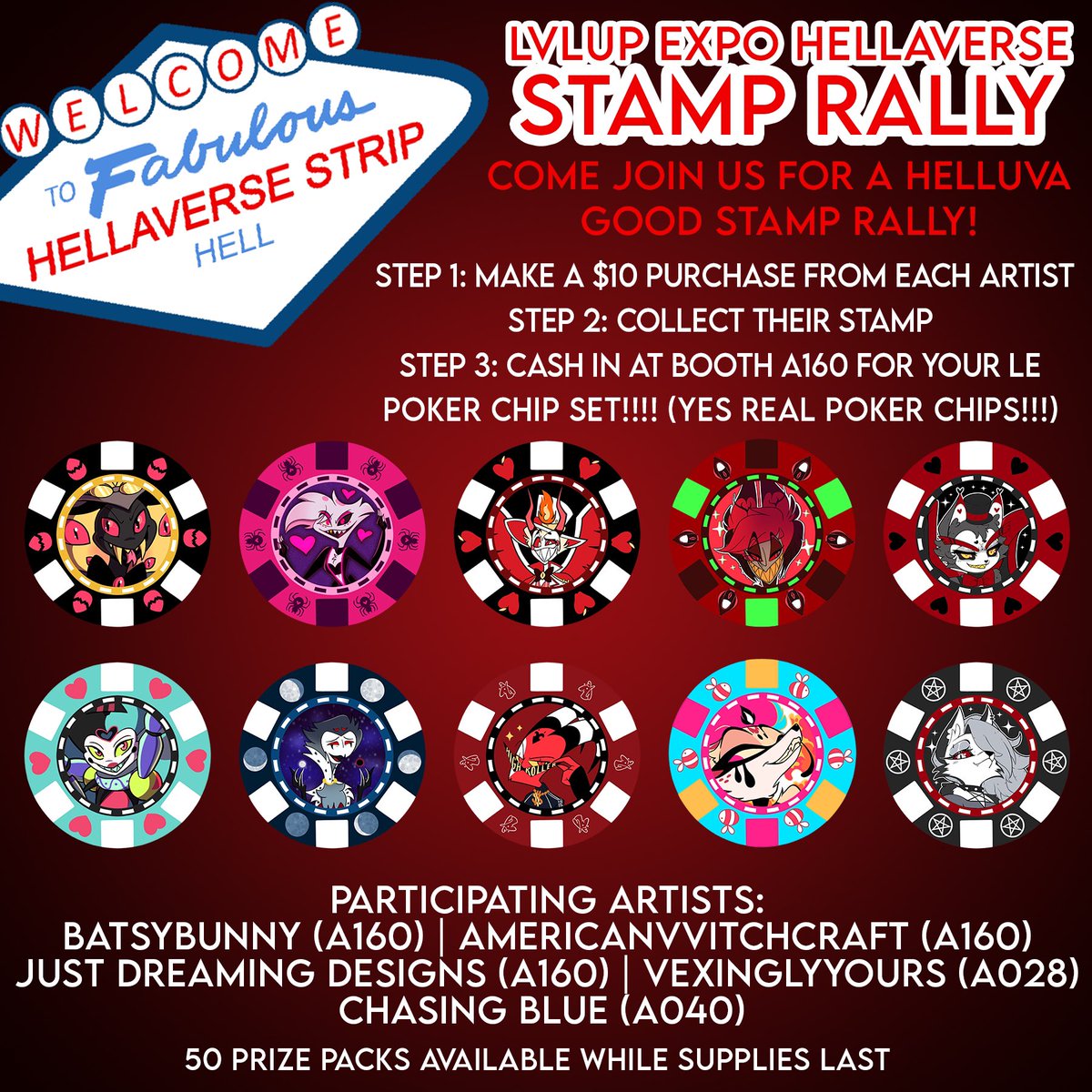 Come by our table at LVL Up Expo to join our stamp rally! We've