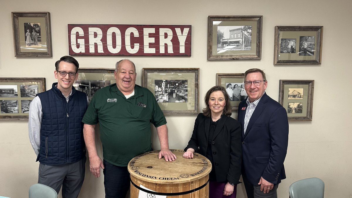 Last week, Carl Miller of Miller & Sons Supermarket - Verona took @LGSaraRodriguez and I around and shared with us the history of Millers. Did you know they were founded in 1902 as a general store and post office?