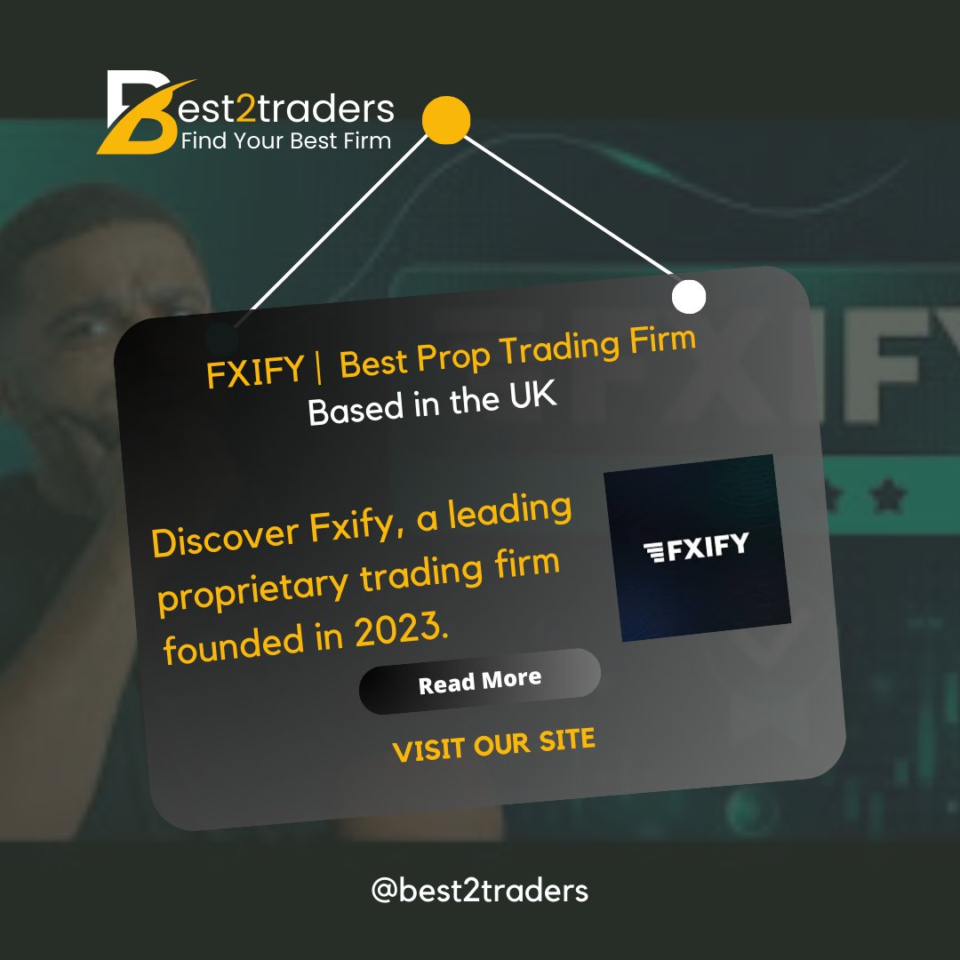 Best2Trade's tweet photo. Discover Fxify, a leading proprietary trading firm founded in 2023. Based in the UK, Fxify offers unique trading challenges with flexible rules and supports trading on MT4 and MT5 platforms.
Read More: https://t.co/jeQkqUPe9j
#best2traders #Fxify #Propfirm #MT4 #MT5 https://t.co/T6lgoRqiut