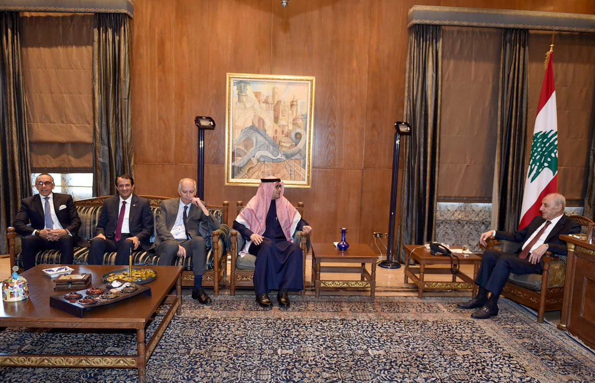 #Qatar's Ambassador Participates in Lebanese Parliament Speaker's Meeting with Quintet Committee Ambassadors #QNA #Lebanon bit.ly/4aQ2wBk